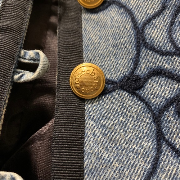 Rocco Barocco Vintage denim vest size 42 (italian) - Picture 7 of 9